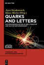 Cover: Quarks and Letters - De Gruyter