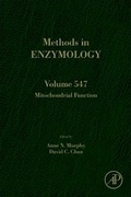 Cover: Mitochondrial Function: Volume 547 - Academic Press