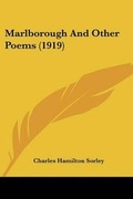 Cover: Marlborough And Other Poems (1919) - Kessinger Publishing