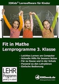 Enlarge image Cover: Fit in Mathe: Lernprogramme 3. Klasse - Windows 10 / 8 / 7 / Vista / XP - KHSweb