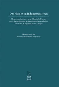 Abbildung von: Das Nomen im Indogermanischen - Reichert Verlag