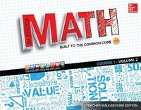 Enlarge image Cover: Glencoe Math, Course 1, Teacher Walkaround Edition, Volume 2 - McGraw-Hill Inc.,US