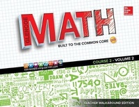 Enlarge image Cover: Glencoe Math, Course 2, Teacher Walkaround Edition, Volume 2 - McGraw-Hill Inc.,US