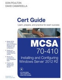 Abbildung von: MCSA 70-410 Cert Guide R2 - Pearson IT Certification