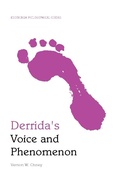 Cover: Derrida's Voice and Phenomenon - Edinburgh University Press