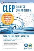 Cover: CLEP(R) College Composition 2nd Ed.,  Book + Online - Research & Education Association