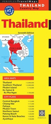 Abbildung von: Thailand Travel Map Seventh Edition - Periplus Editions