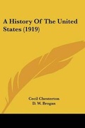 Cover: A History Of The United States (1919) - Kessinger Publishing