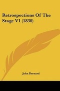 Cover: Retrospections Of The Stage V1 (1830) - Kessinger Publishing