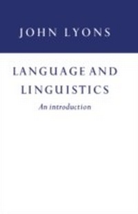 Enlarge image Cover: Language and Linguistics - Cambridge University Press