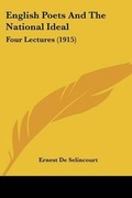 Cover: English Poets And The National Ideal - Kessinger Publishing