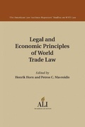 Cover: Legal and Economic Principles of World Trade Law - Cambridge University Press