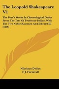 Cover: The Leopold Shakespeare V1 - Kessinger Publishing