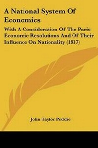 Enlarge image Cover: A National System Of Economics - Kessinger Publishing