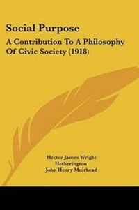 Enlarge image Cover: Social Purpose - Kessinger Publishing