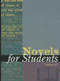 Cover: Novels for Students - Cengage Gale