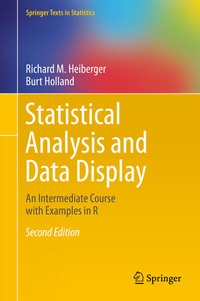 Enlarge image Cover: Statistical Analysis and Data Display - Springer