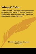 Cover: Wings Of War - Kessinger Publishing