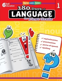 Enlarge image Cover: 180 Days (TM): Language for First Grade - Shell Educational Publishing