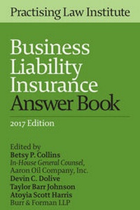 Bild: Business Liability Insurance Answer Book 2015 - Practising Law Institute