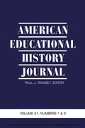 Cover: American Educational History Journal - Information Age Publishing