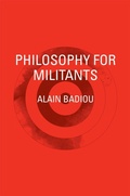 Cover: Philosophy for Militants - Verso Books