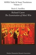 Cover: The Examination of Men's Wits - Texts and Translations