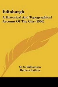Enlarge image Cover: Edinburgh - Kessinger Publishing