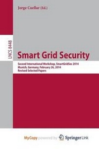 Enlarge image Cover: Smart Grid Security - Springer