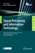 Cover: Signal Processing and Information Technology - Springer