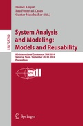 Cover: System Analysis and Modeling: Models and Reusability - Springer