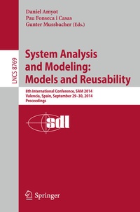 Enlarge image Cover: System Analysis and Modeling: Models and Reusability - Springer