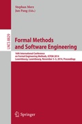 Cover: Formal Methods and Software Engineering - Springer