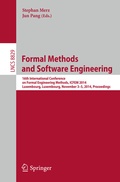Cover: Formal Methods and Software Engineering - Springer