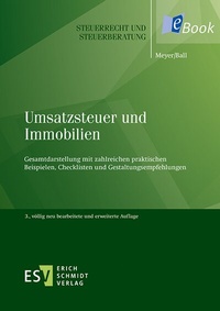 Abbildung von: Umsatzsteuer und Immobilien - Erich Schmidt Verlag