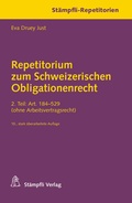 Cover: Repetitorium zum Schweizerischen Obligationenrecht - St&auml;mpfli Verlag AG