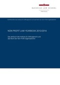 Cover: Non Profit Law Yearbook 2013/2014 - Bucerius Law School