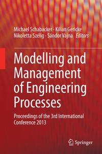 Enlarge image Cover: Modelling and Management of Engineering Processes - Springer