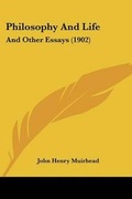 Cover: Philosophy And Life - Kessinger Publishing