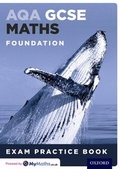 Cover: AQA GCSE Maths Foundation Exam Practice Book - Oxford University Press