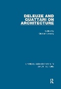 Cover: Deleuze and Guattari on Architecture - Routledge