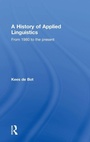 Cover: A History of Applied Linguistics - Routledge
