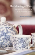 Cover: The Meaning of Care - Palgrave Macmillan