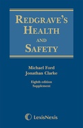 Cover: Redgrave's Health and Safety - Butterworths Law