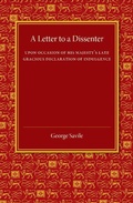 Cover: A Letter to a Dissenter - Cambridge University Press