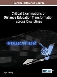 Enlarge image Cover: Critical Examinations of Distance Education Transformation across Disciplines - Idea Group,U.S.