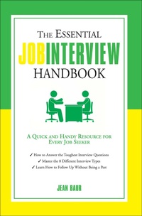 Enlarge image Cover: The Essential Job Interview Handbook - Career Press