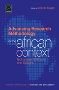 Cover: Advancing Research Methodology in the African Context - Emerald Publishing Limited