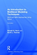 Cover: An Introduction to Multilevel Modeling Techniques - Routledge