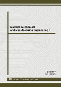 Enlarge image Cover: Material, Mechanical and Manufacturing Engineering II - Trans Tech Publications Ltd